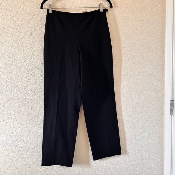 Dockers Vintage Straight Leg Slacks Black Women Size 4 Petite Medium - Picture 1 of 9